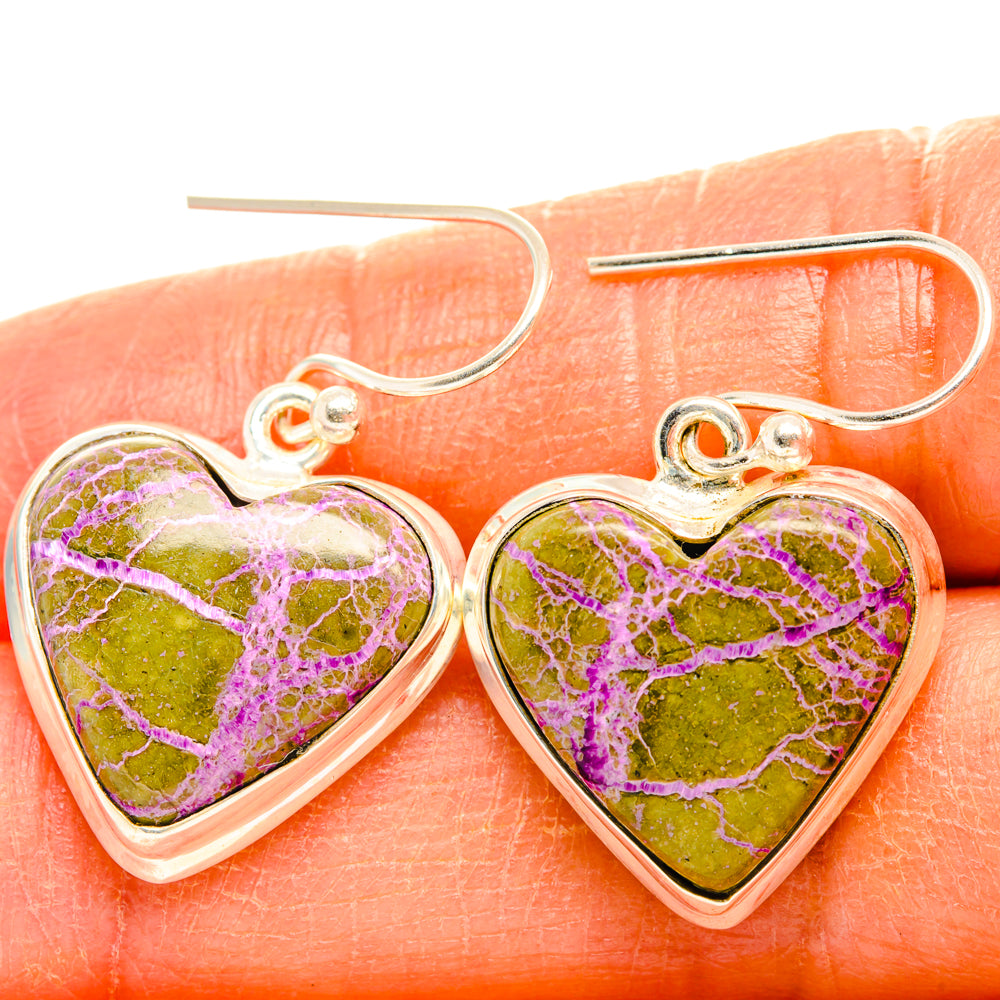 Stichtite Earrings handcrafted by Ana Silver Co - EARR428152