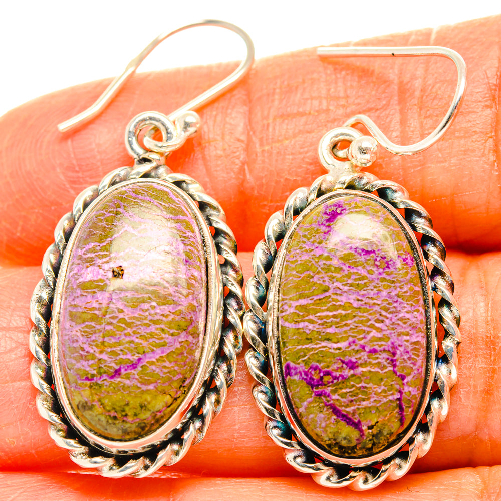 Stichtite Earrings handcrafted by Ana Silver Co - EARR428158