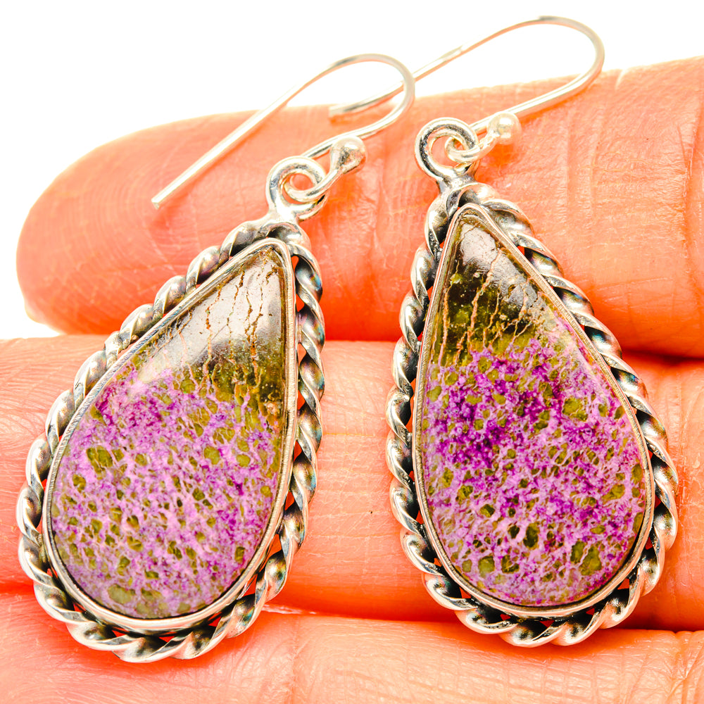 Stichtite Earrings handcrafted by Ana Silver Co - EARR428178