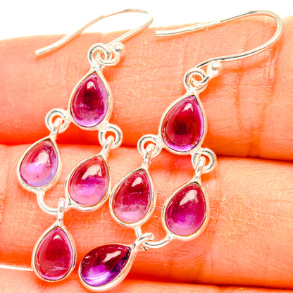 Amethyst Earrings handcrafted by Ana Silver Co - EARR428185