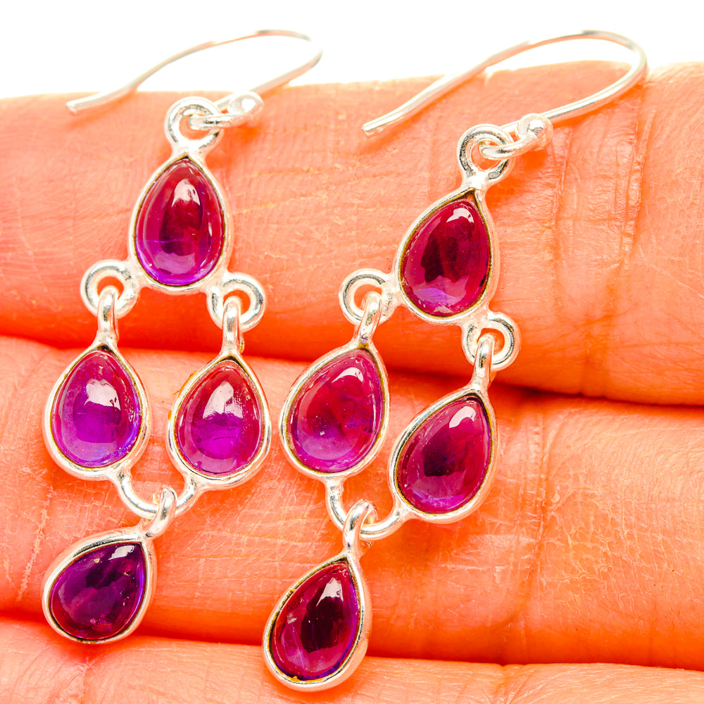 Amethyst Earrings handcrafted by Ana Silver Co - EARR428192