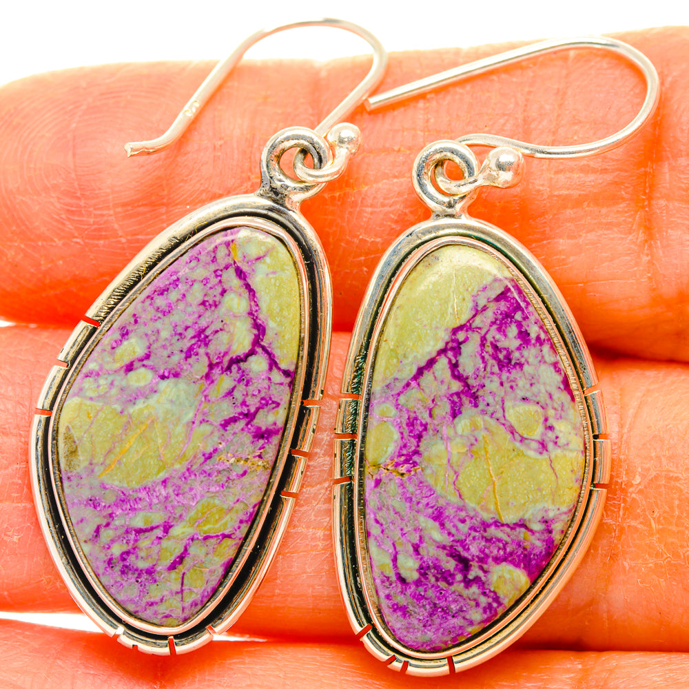 Stichtite Earrings handcrafted by Ana Silver Co - EARR428195
