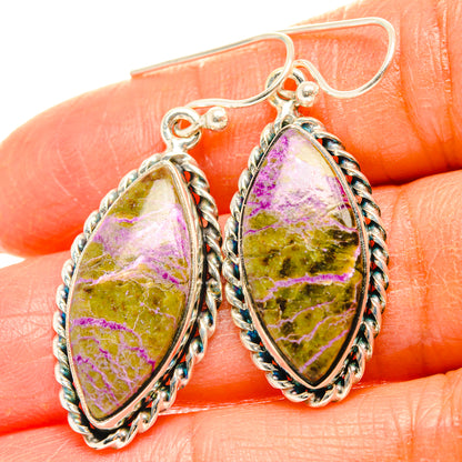 Stichtite Earrings handcrafted by Ana Silver Co - EARR428205
