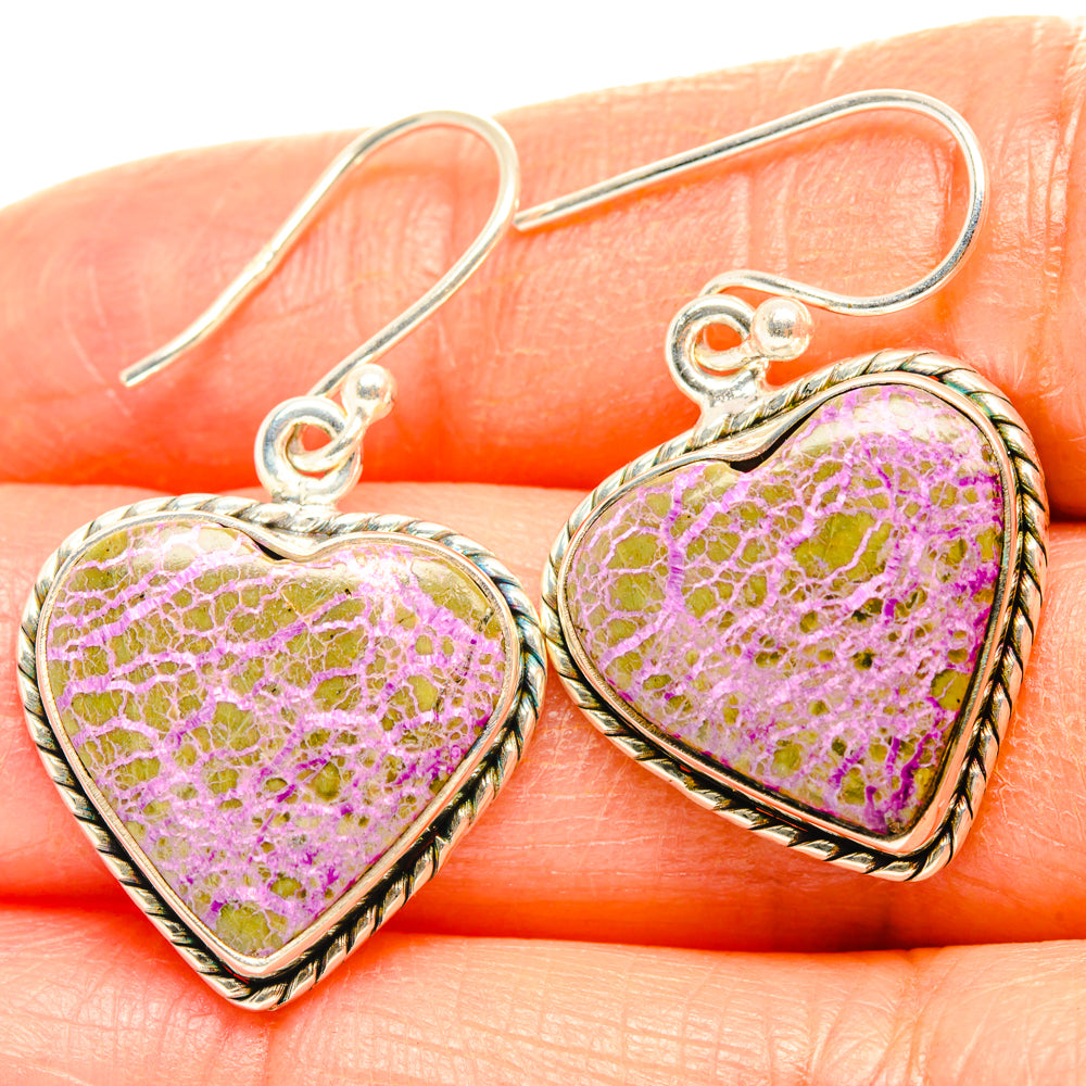 Stichtite Earrings handcrafted by Ana Silver Co - EARR428216