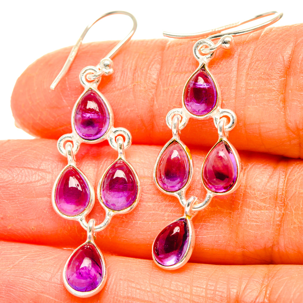 Amethyst Earrings handcrafted by Ana Silver Co - EARR428224