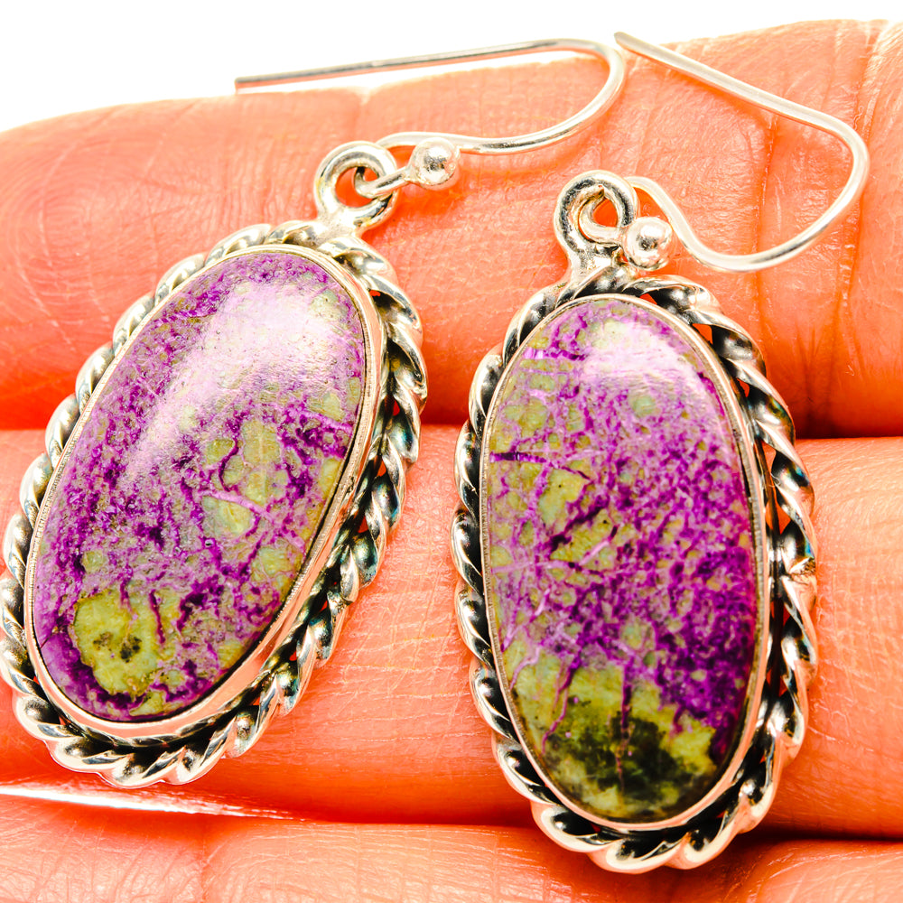 Stichtite Earrings handcrafted by Ana Silver Co - EARR428225