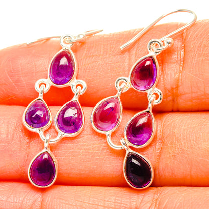 Amethyst Earrings handcrafted by Ana Silver Co - EARR428226