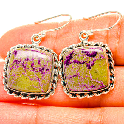 Stichtite Earrings handcrafted by Ana Silver Co - EARR428228