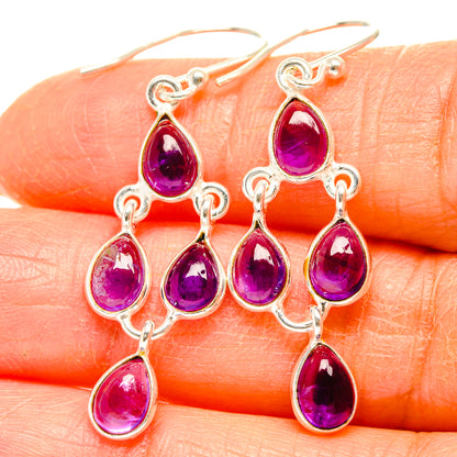 Amethyst Earrings handcrafted by Ana Silver Co - EARR428232