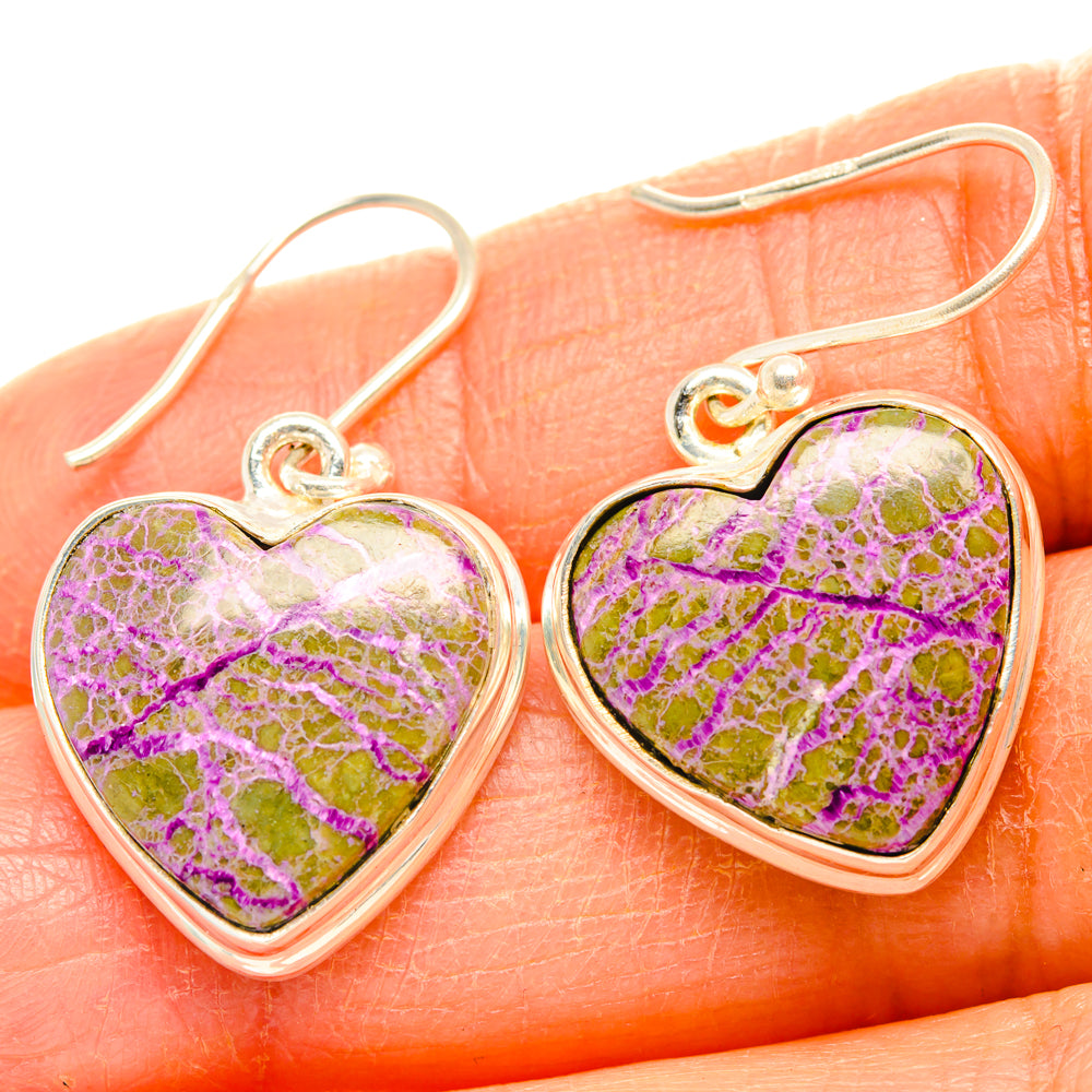 Stichtite Earrings handcrafted by Ana Silver Co - EARR428246