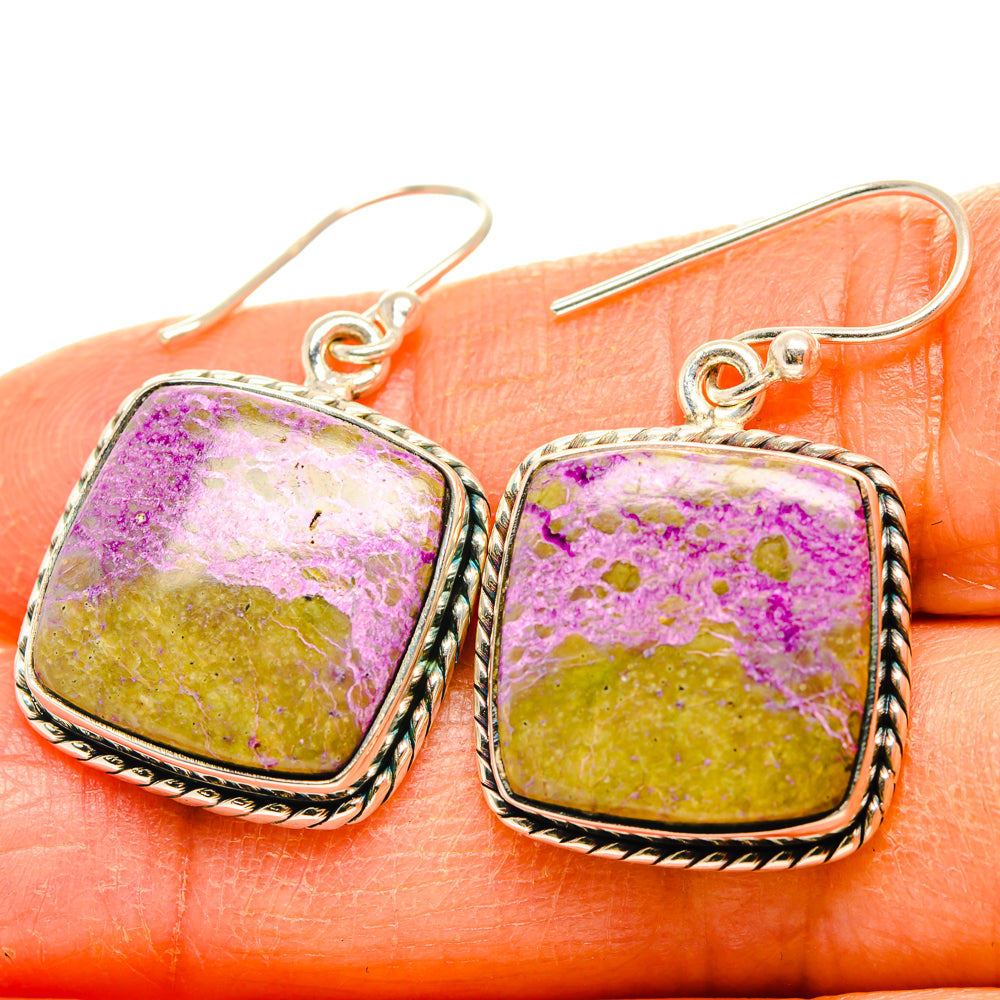 Stichtite Earrings handcrafted by Ana Silver Co - EARR428247
