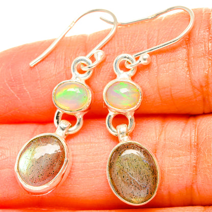 Labradorite Earrings handcrafted by Ana Silver Co - EARR428254