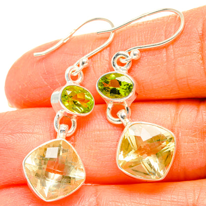 Citrine Earrings handcrafted by Ana Silver Co - EARR428256
