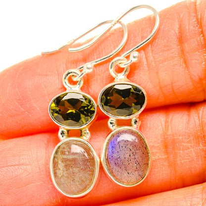 Labradorite Earrings handcrafted by Ana Silver Co - EARR428265