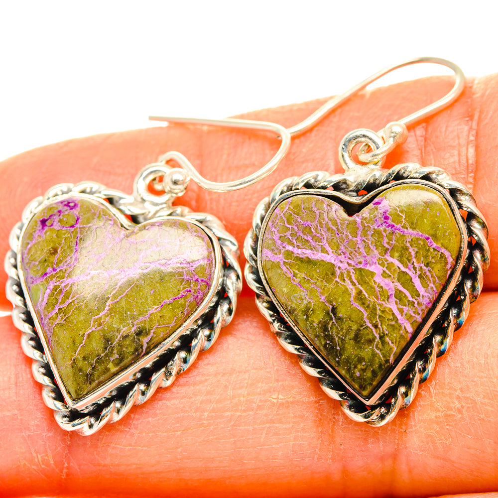 Stichtite Earrings handcrafted by Ana Silver Co - EARR428270