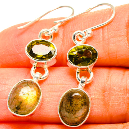 Labradorite Earrings handcrafted by Ana Silver Co - EARR428285