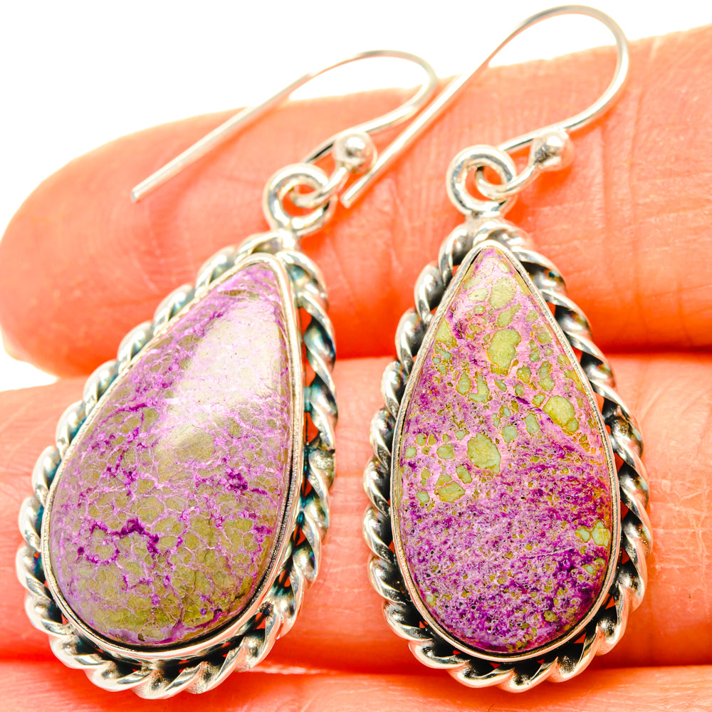 Stichtite Earrings handcrafted by Ana Silver Co - EARR428289