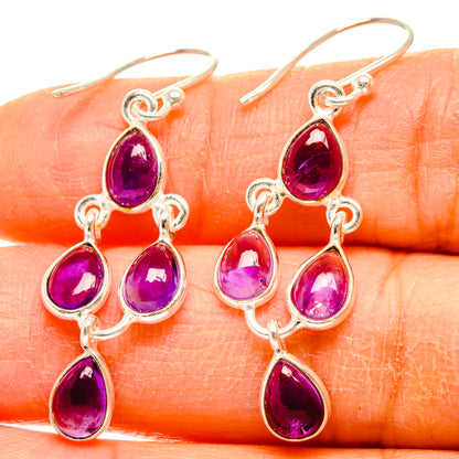 Amethyst Earrings handcrafted by Ana Silver Co - EARR428294