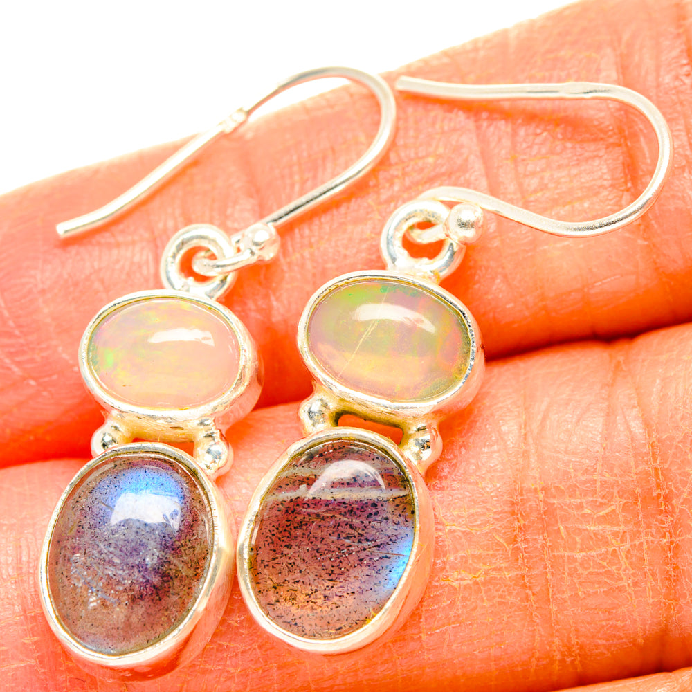Labradorite Earrings handcrafted by Ana Silver Co - EARR428303