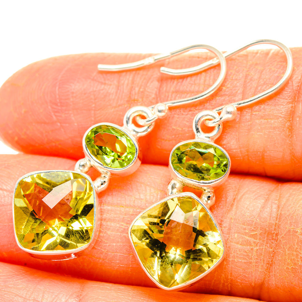 Citrine Earrings handcrafted by Ana Silver Co - EARR428305