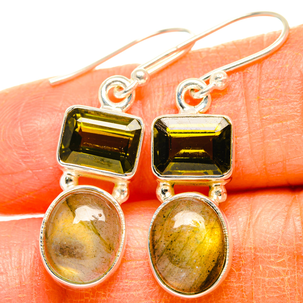 Labradorite Earrings handcrafted by Ana Silver Co - EARR428306