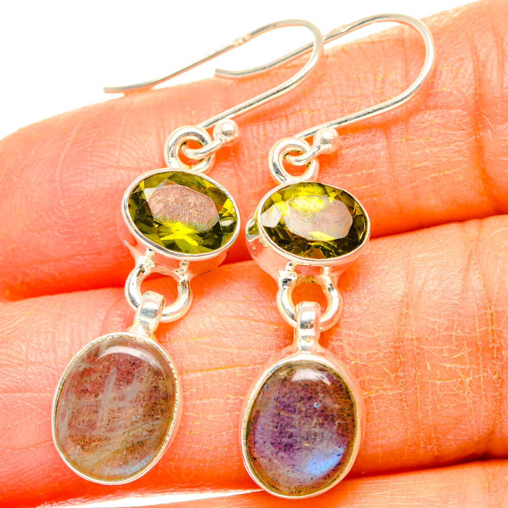 Labradorite Earrings handcrafted by Ana Silver Co - EARR428309