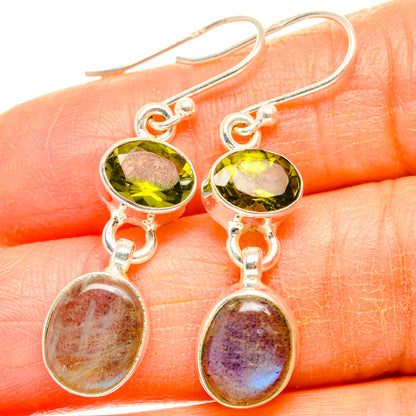 Labradorite Earrings handcrafted by Ana Silver Co - EARR428309