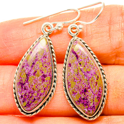 Stichtite Earrings handcrafted by Ana Silver Co - EARR428318
