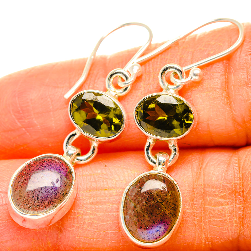 Labradorite Earrings handcrafted by Ana Silver Co - EARR428320
