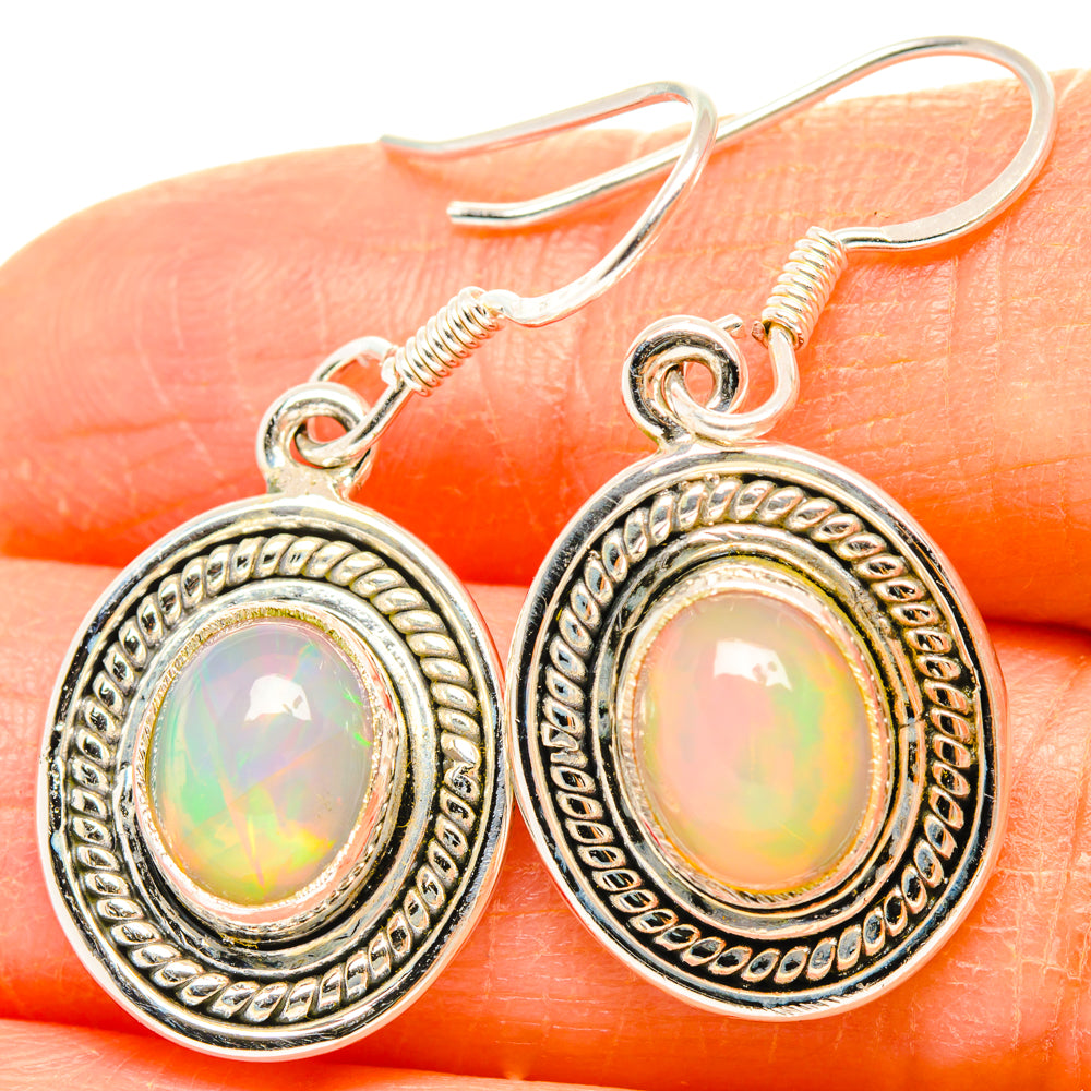 Ethiopian Opal Earrings handcrafted by Ana Silver Co - EARR428339