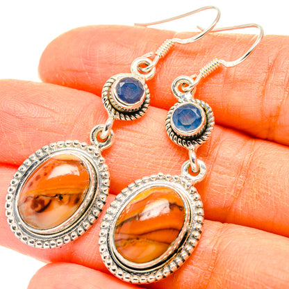 Mookaite Earrings handcrafted by Ana Silver Co - EARR428355