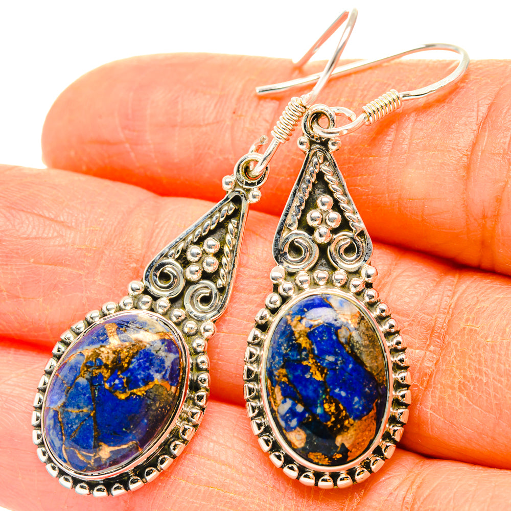 Lapis Lazuli Earrings handcrafted by Ana Silver Co - EARR428358