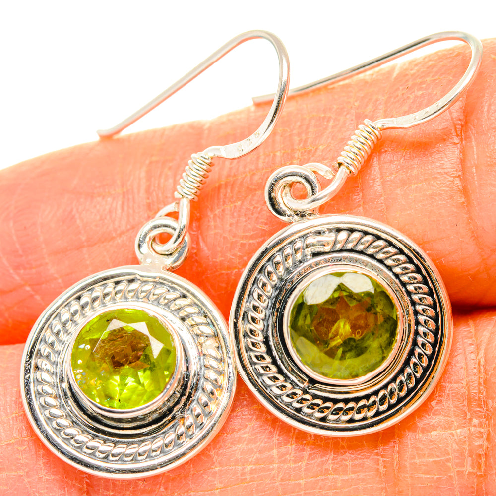 Peridot Earrings handcrafted by Ana Silver Co - EARR428363
