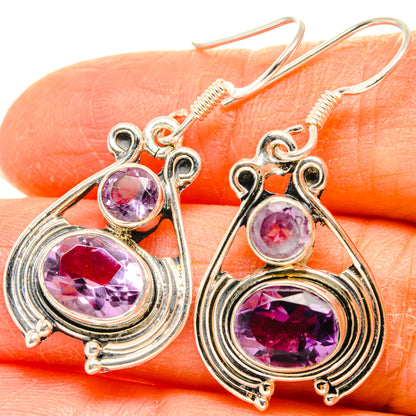 Amethyst Earrings handcrafted by Ana Silver Co - EARR428367