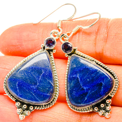 Sodalite Earrings handcrafted by Ana Silver Co - EARR428370