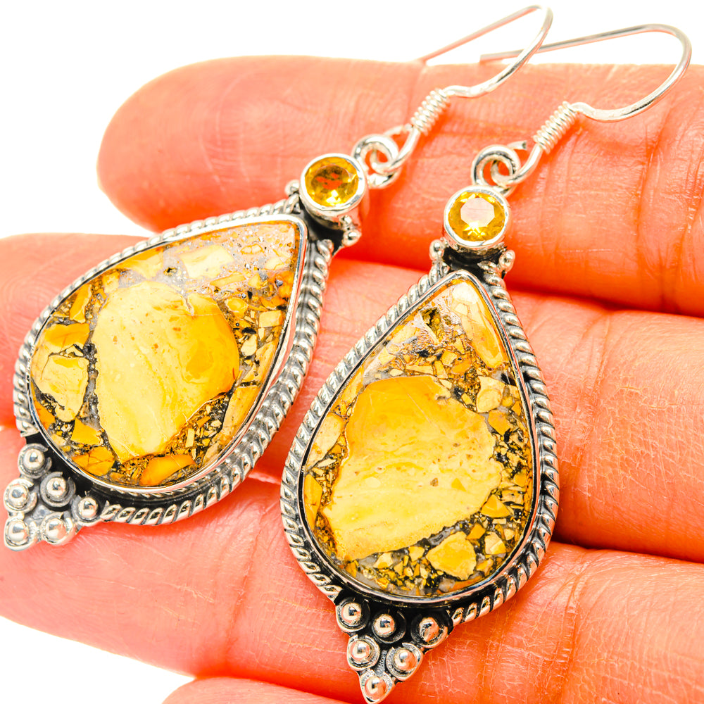 Maligano Jasper Earrings handcrafted by Ana Silver Co - EARR428383
