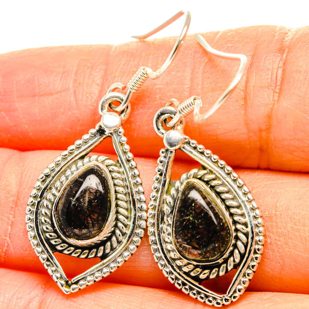 Tourmalinated Quartz Earrings handcrafted by Ana Silver Co - EARR428389