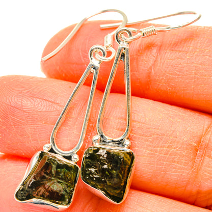 Green Tourmaline Earrings handcrafted by Ana Silver Co - EARR428391