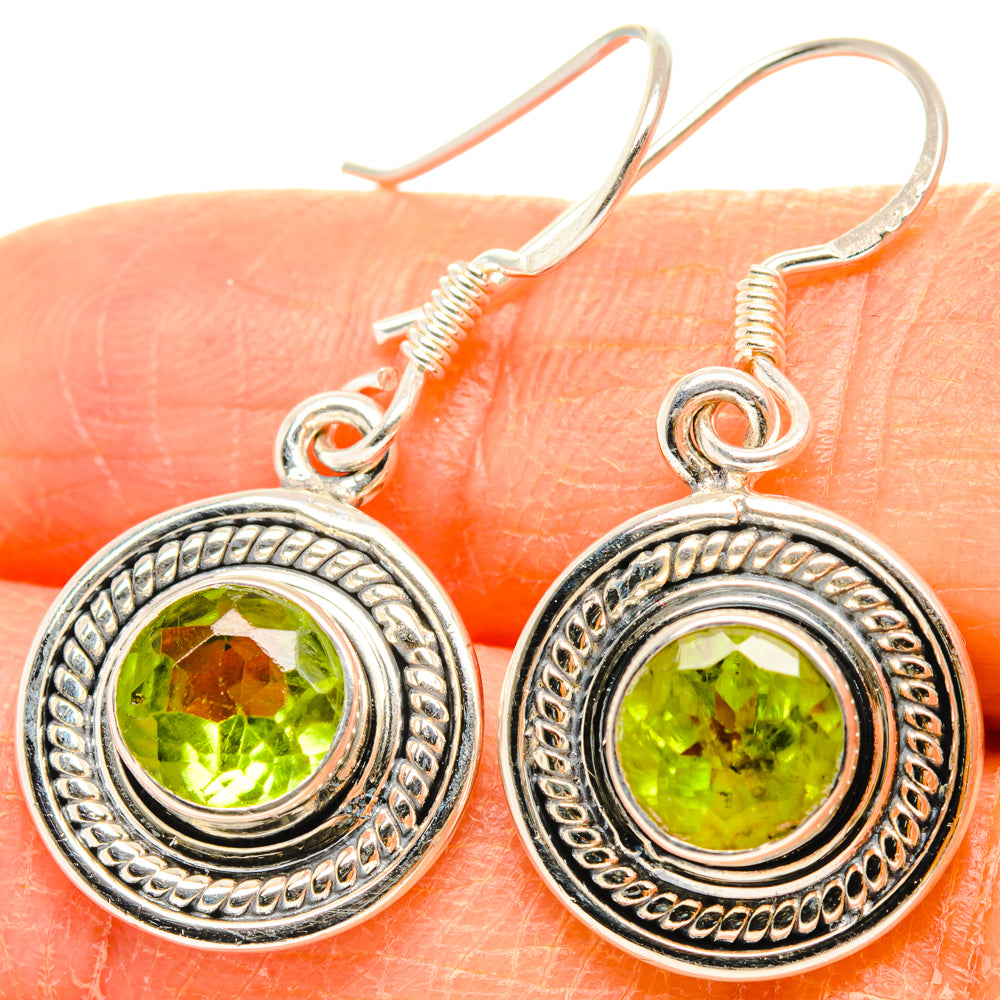Peridot Earrings handcrafted by Ana Silver Co - EARR428394