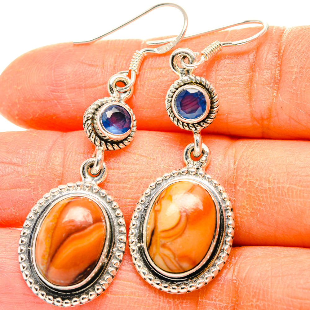 Mookaite Earrings handcrafted by Ana Silver Co - EARR428409