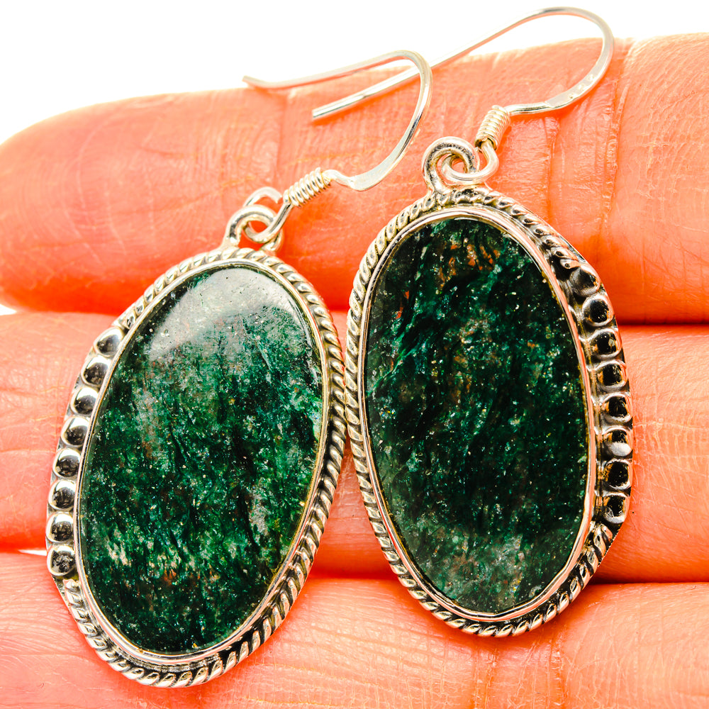 Green Aventurine Earrings handcrafted by Ana Silver Co - EARR428425