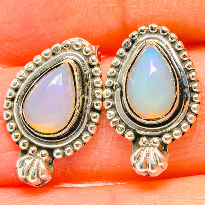 Ethiopian Opal Earrings handcrafted by Ana Silver Co - EARR428456
