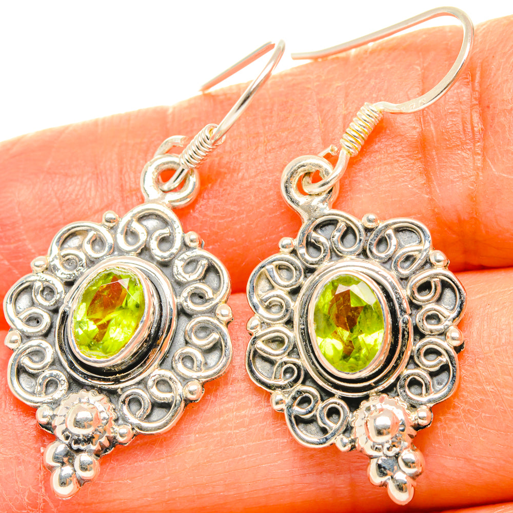 Peridot Earrings handcrafted by Ana Silver Co - EARR428460
