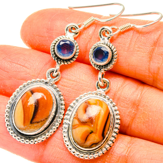 Mookaite Earrings handcrafted by Ana Silver Co - EARR428469