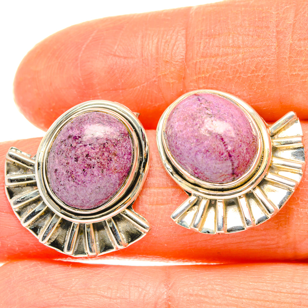 Stichtite Earrings handcrafted by Ana Silver Co - EARR428479