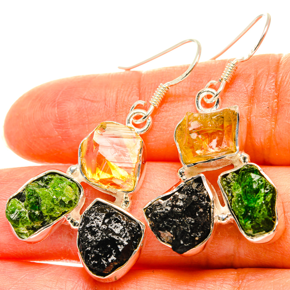 Citrine Earrings handcrafted by Ana Silver Co - EARR428510