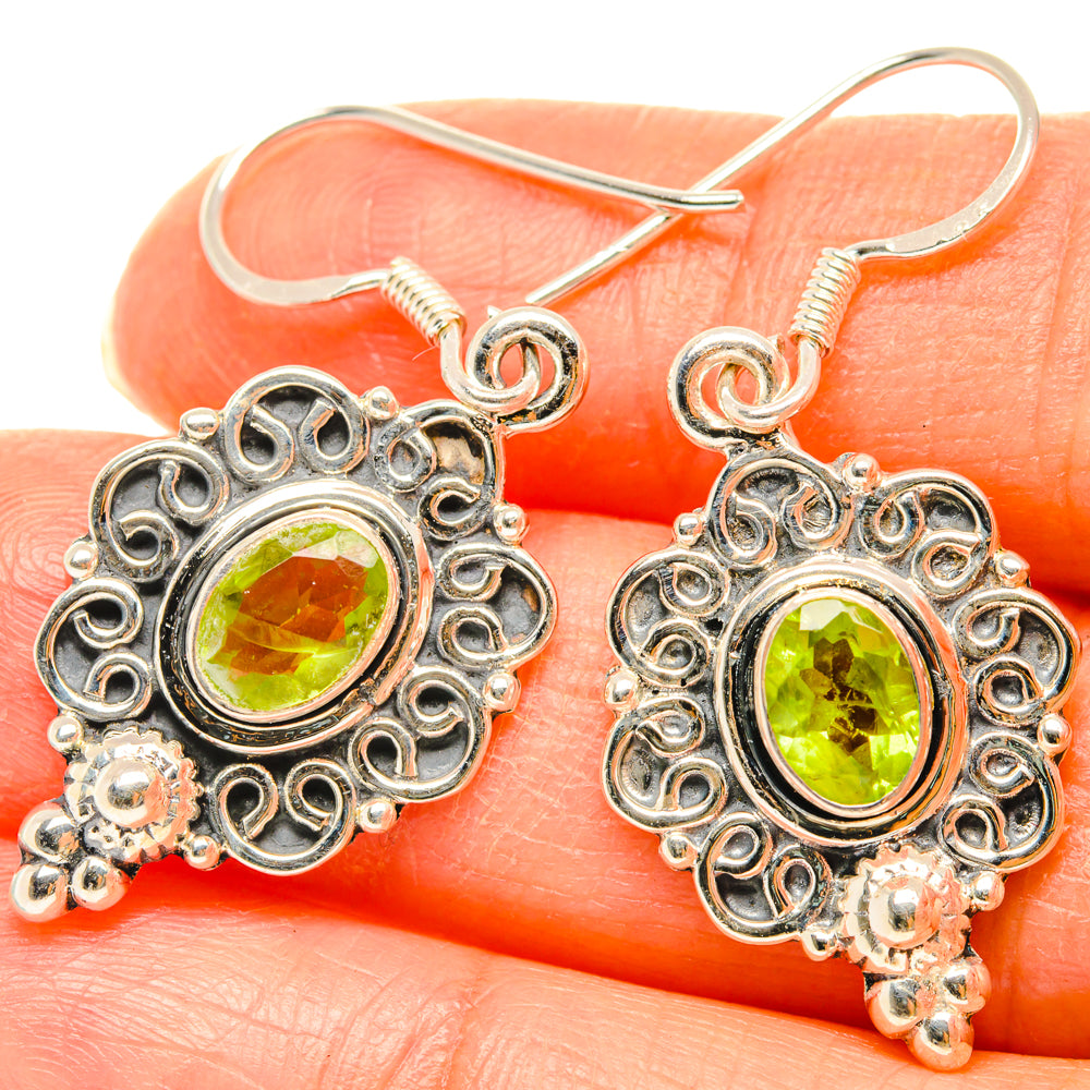 Peridot Earrings handcrafted by Ana Silver Co - EARR428524