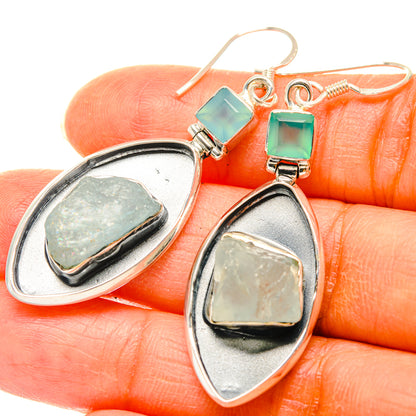 Aquamarine Earrings handcrafted by Ana Silver Co - EARR428535