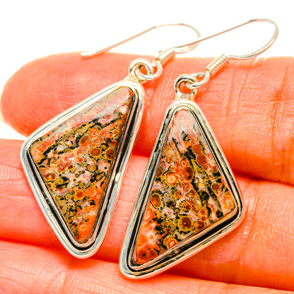 Poppy Jasper Earrings handcrafted by Ana Silver Co - EARR428595