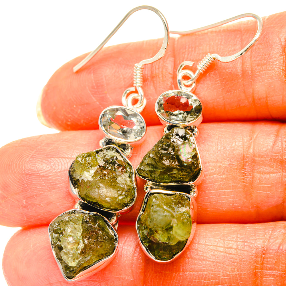 Peridot Earrings handcrafted by Ana Silver Co - EARR428608